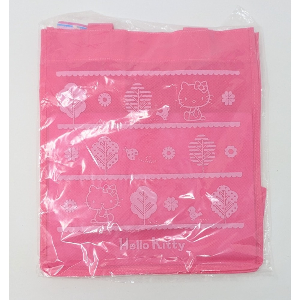 Hello Kitty Pink Reusable Bag 14x12" 2010 Sanrio - New